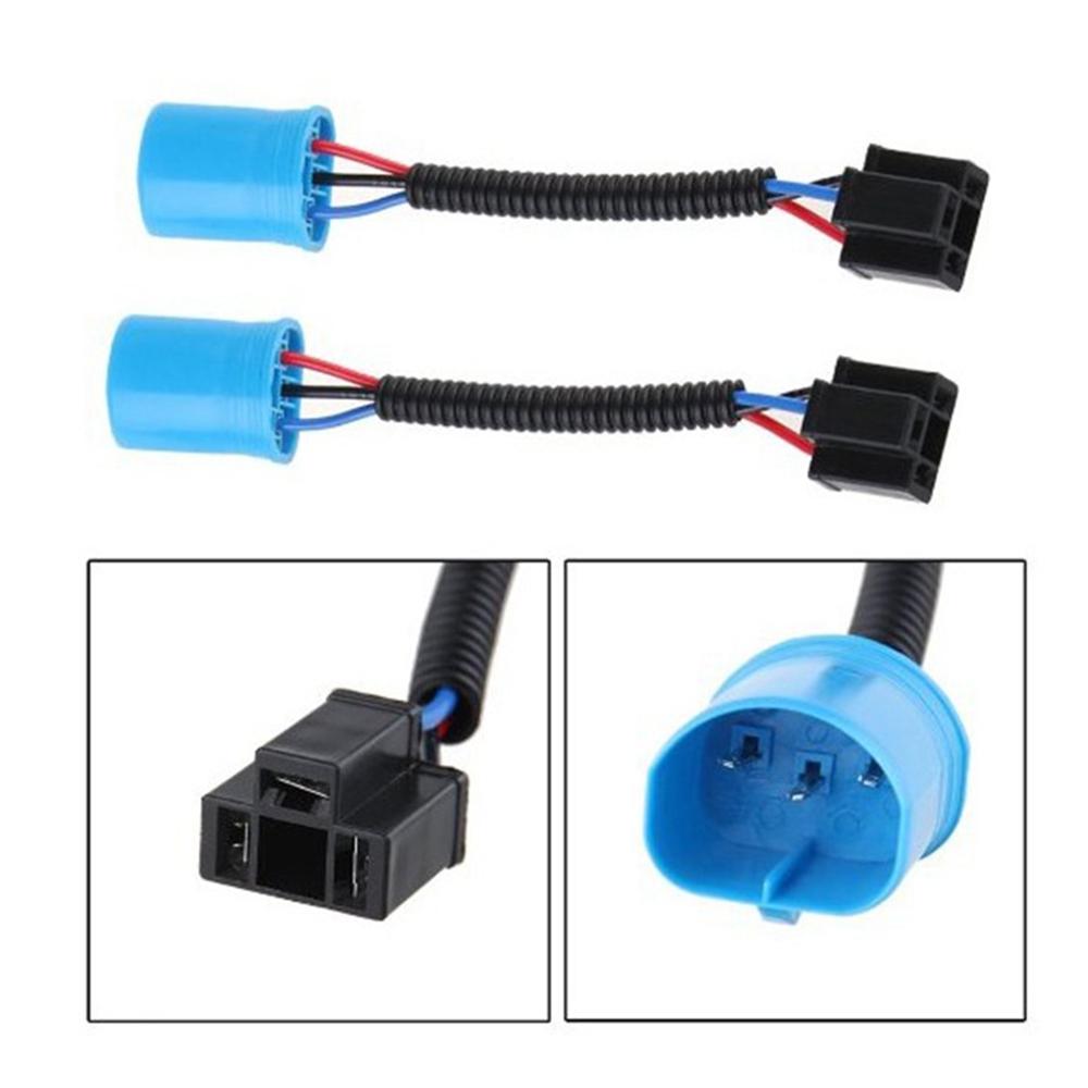 H11 To H1 Adapter Cable H7 Headlight Bulb Wire Car Fog Light Convert 9007 Socket Harness Moto Headlamp Ceramic Plug