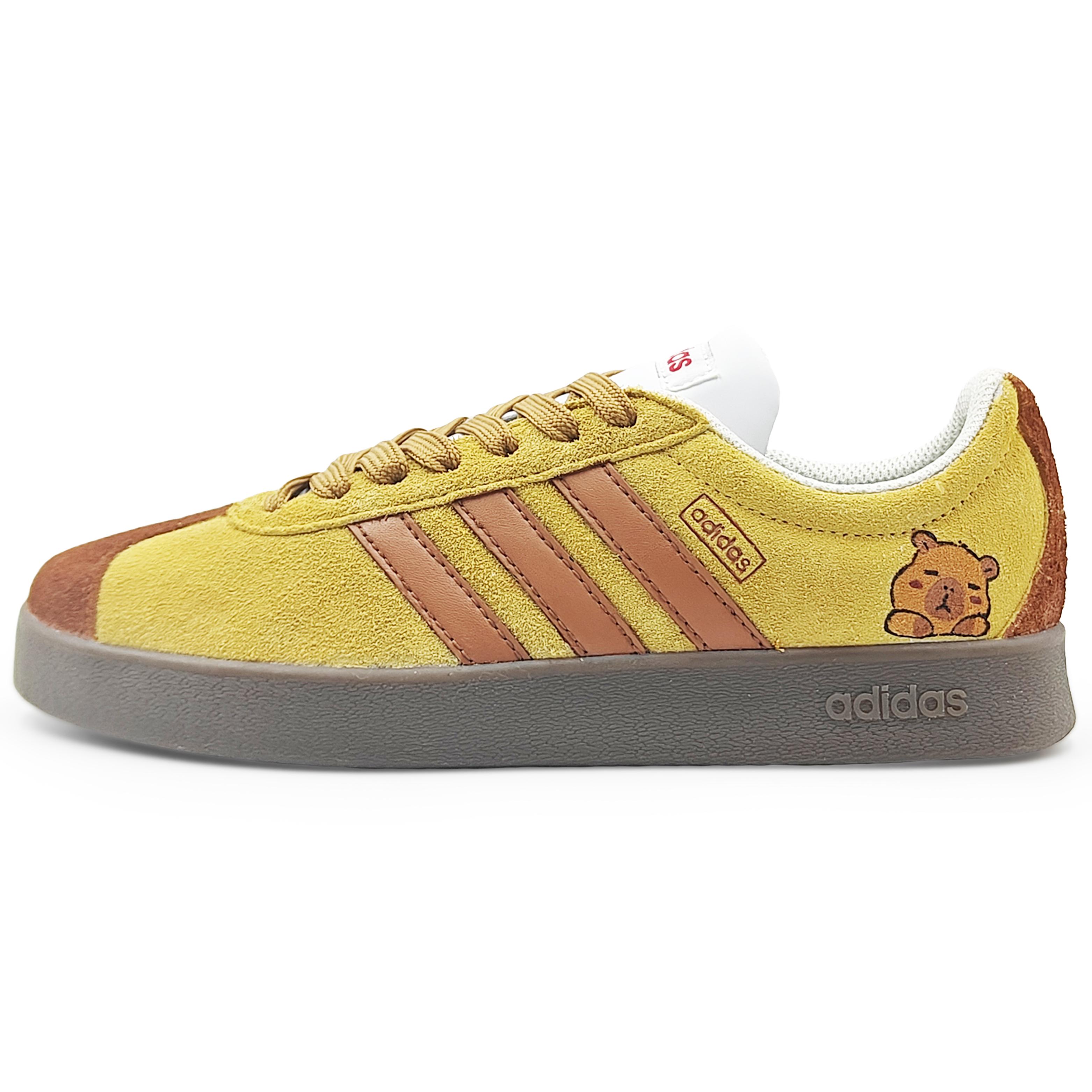 

Adidas VL COURT 2.0 Cushioning, Wear Resistant Low top Skateboard Shoes Brown HQ1802(Team1284-) 41⅓