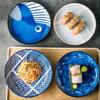 Creative Japanese Ceramic Plate Household Turnip Plate Deep Plates Shallow Plate Turnip Dish Restaurant Hotel Tableware Cooking