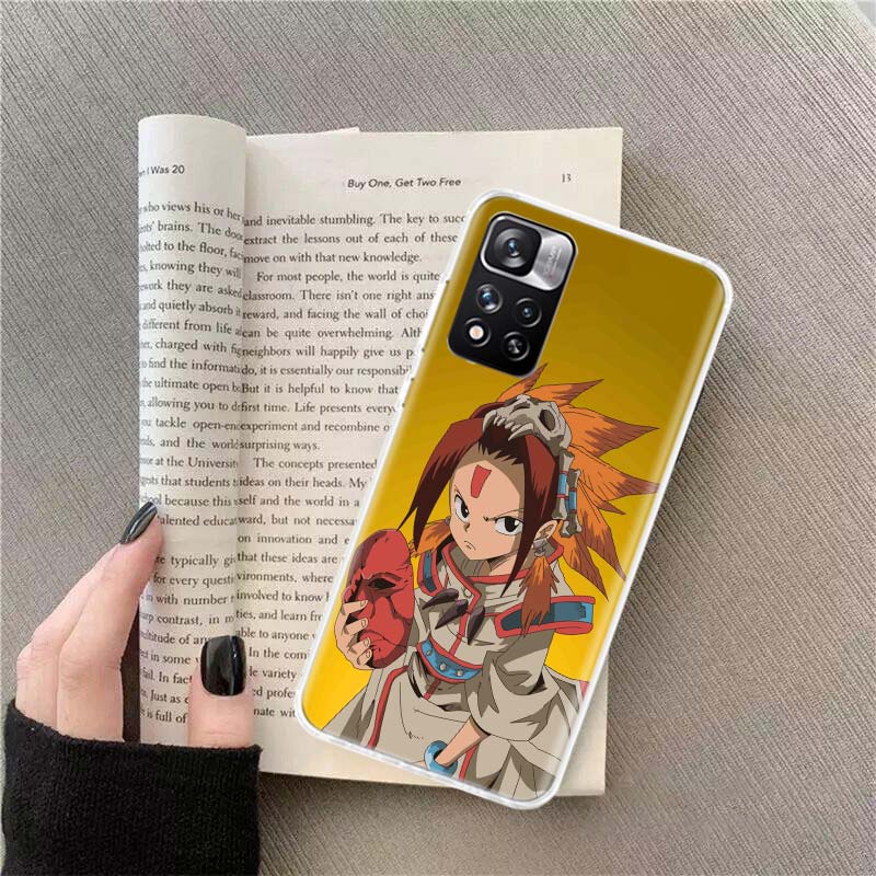 Anime Shaman King Phone Case For Xiaomi Redmi Note 14 13 Pro Plus 5G Cover 13C 14C 12 12C 9 9T 9C 10 10C 8 7 6 10A 9A Pro Coque