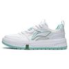 New LiNing Anti-Slip And Wear-Resistant Height Increasing Low-Top Skateboard Shoes Men's White Cyan AGCT143-1