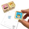 Character Reward Stamp Hanko Minipon Stamp Penetration Stamp Evaluation Stamp Teacher Kyoto A [Traveling Mameshiba] (Mameshiba Set)