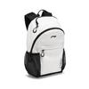 Li Ning Running Series Eco-Friendly Water-Resistant Reflective Zipper Adjustable Shoulder Strap Nylon Sports Backpack Unisex Backpack White ABSU039-2