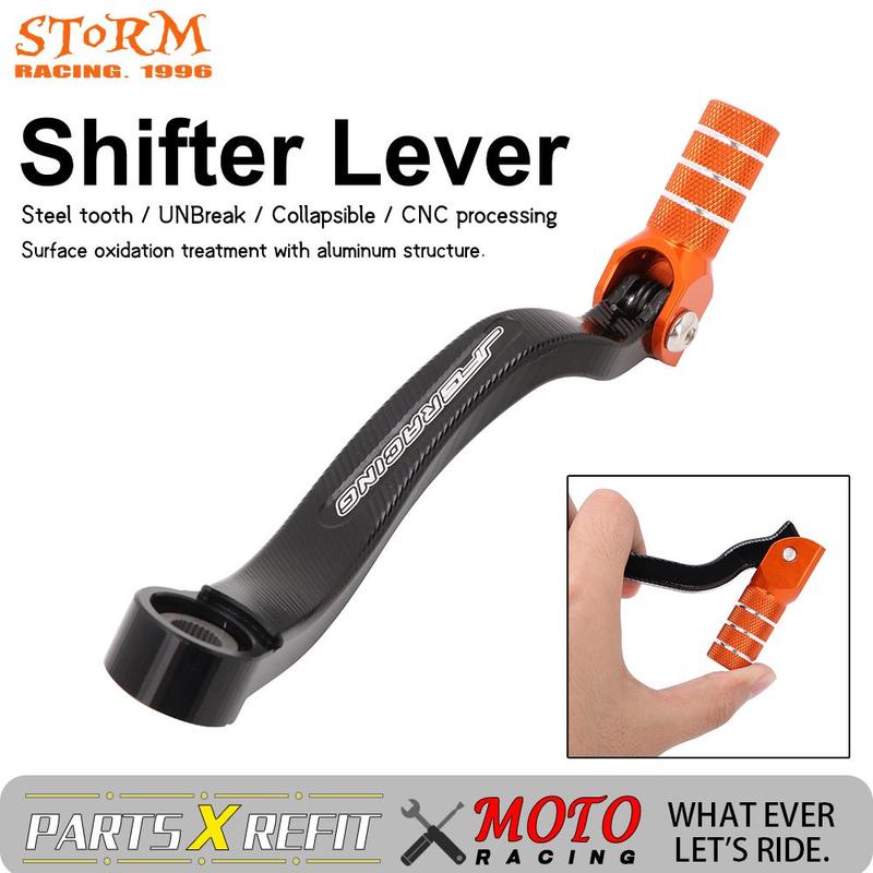 CNC Aluminum Motorcycle Gear Shifter Shift Pedal Lever For KTM XC XCF XCW XCFW EXCF EXC SX SXF SMR MXC 250 350 400 450 525 530