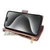 Crossbody Zipper Cards Solt Wallet Leather Case For iPhone 16 Pro Max 15 Plus 14 13 12 11 SE4 XR XS X Lanyard Bag Purse Cover