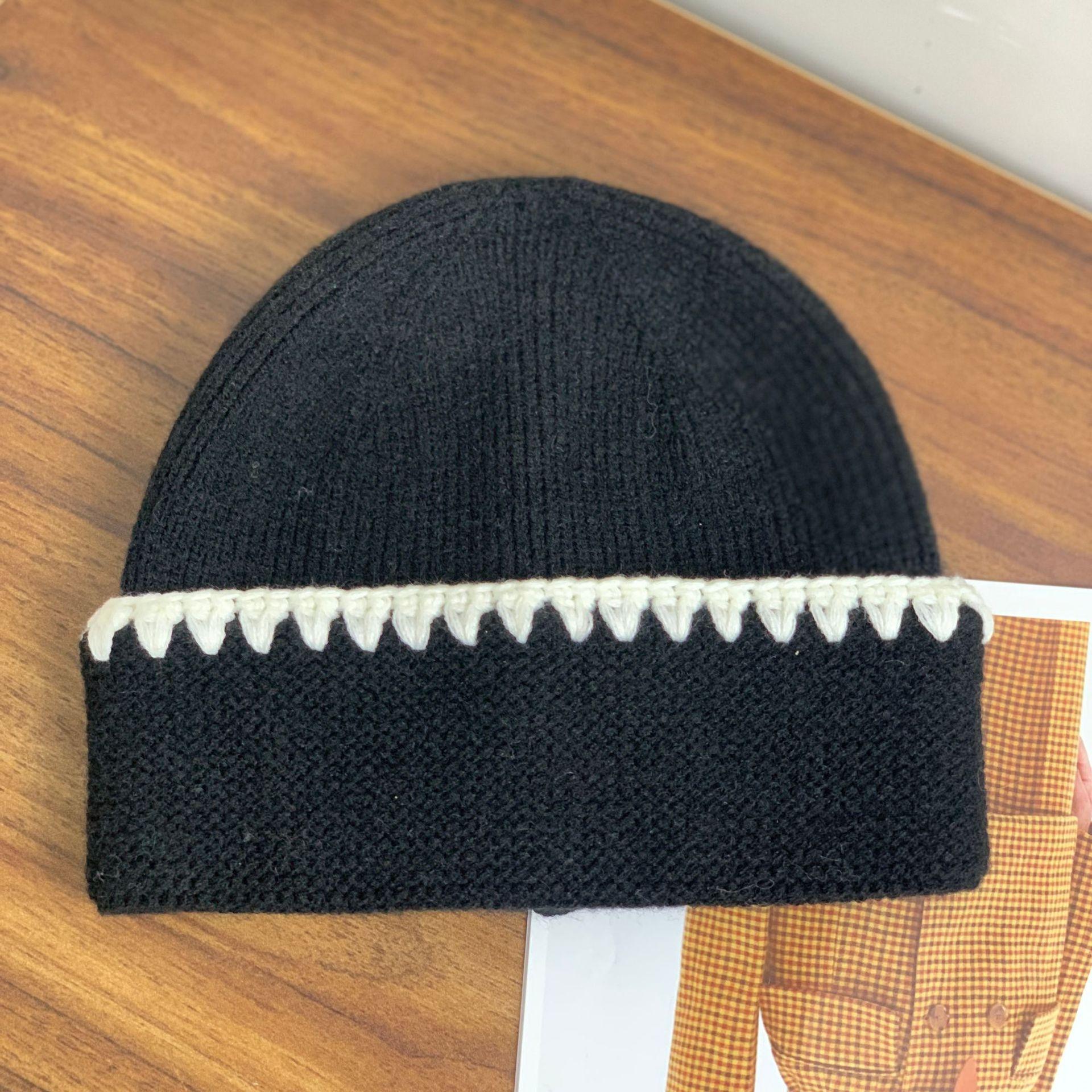 

JYL TS DIY Color Block Beanie Unisex Winter Oversized Warm Knit Hat Acrylic 1222Mao12117 огнеупорный кирпич