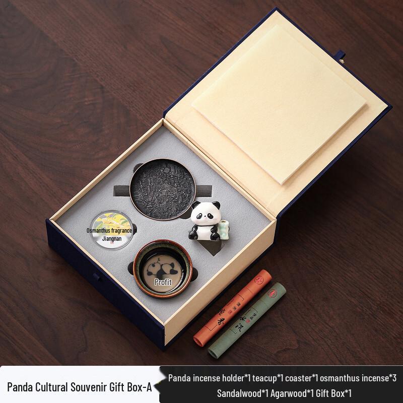 Shangqi Panda Tea Set Gift Box