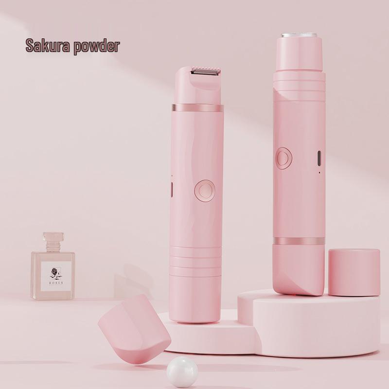 Dual-Head Electric Hair Remover for Whole Body & Private Parts - Portable Unisex Shaver