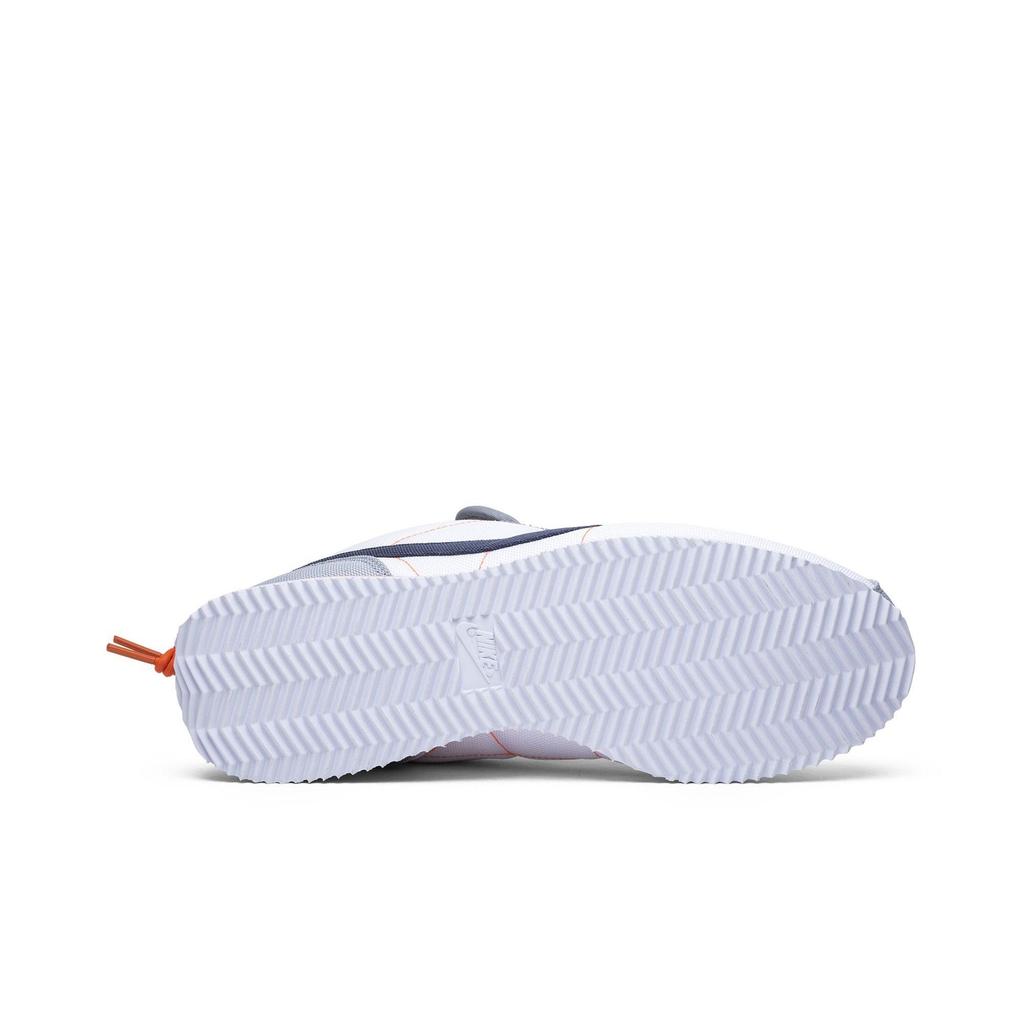 Nike Cortez Basic Slip 'House Shoes' (Unisex) White / Thunder Blue-Wolf Grey-Turf Orange Running Shoes AV2950 100