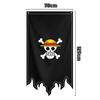 70*125cm One Piece Anime Flag Luffy Chooper Law Cosplay Polyester Cartoon Party Pirate Ship Flag Sign Home Decor Accessories