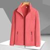Cárdigan de Forro Polar para Mujer con Cremallera, Chaqueta con Letras Bordadas, Cálido, Felpa de Doble Cara, Sudadera, Abrigos Gruesos y Cálidos, Camiseta Deportiva