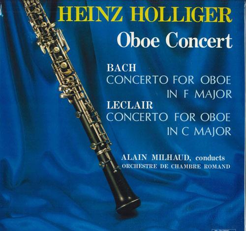 

LP Record HEINZ HOLLIGER ORCHESTRE DE CHAMBR Baroque Oboe CHJ30047 CONCERT HALL 1966 Japan Classical Used