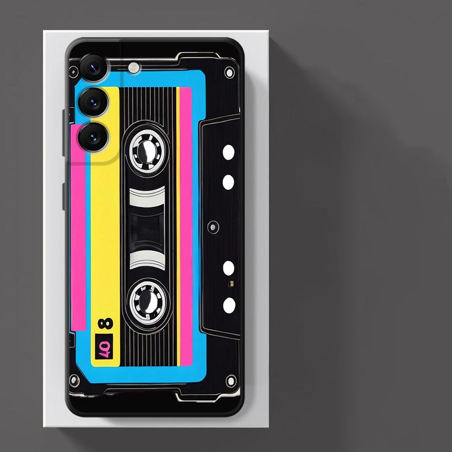 Funda Phone Cover Case for Xiaomi Redmi Note 11 9 10S 9S 13 Pro Plus 12 Pro 14 7 8 11s 12s 10 Vintage Cassette