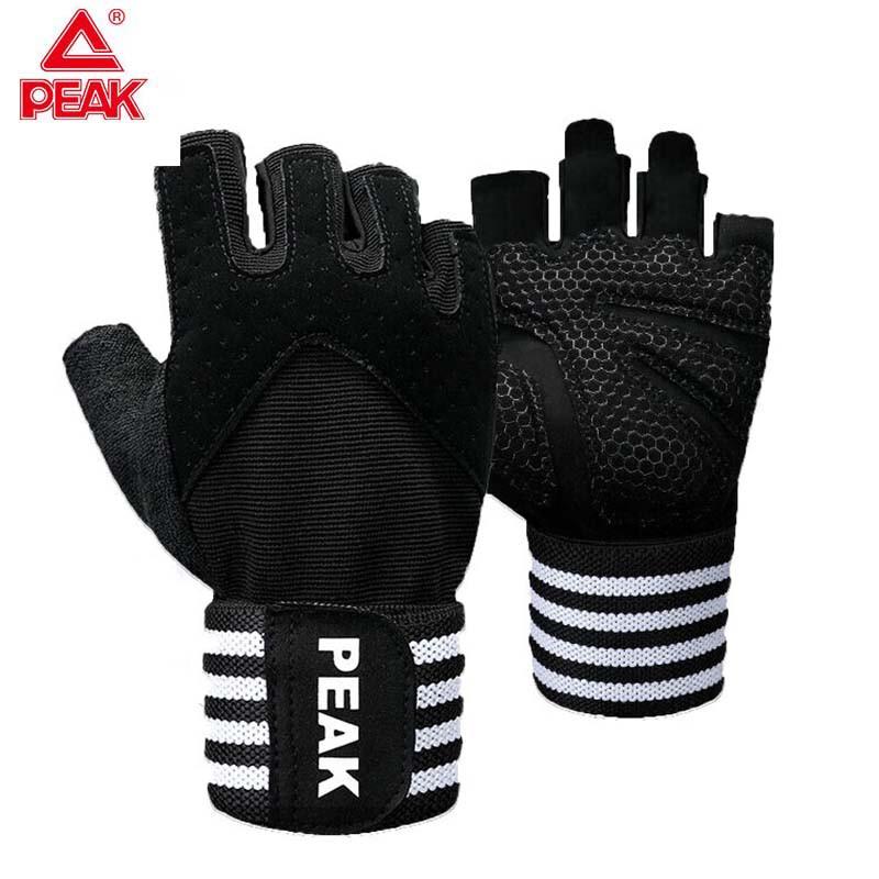 Peak Fitness Training Gloves with Wrist Support (Pair)
