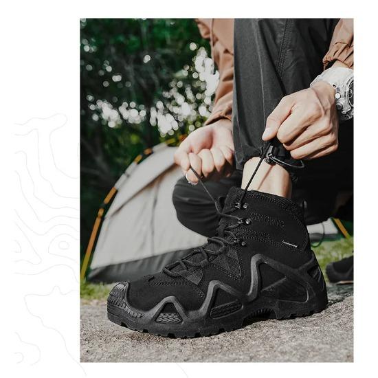Climbing Hiking Shoes Ankle Men Outdoor Boots Men Tactical Boots Army Mens Military Desert Waterproof Work Safety