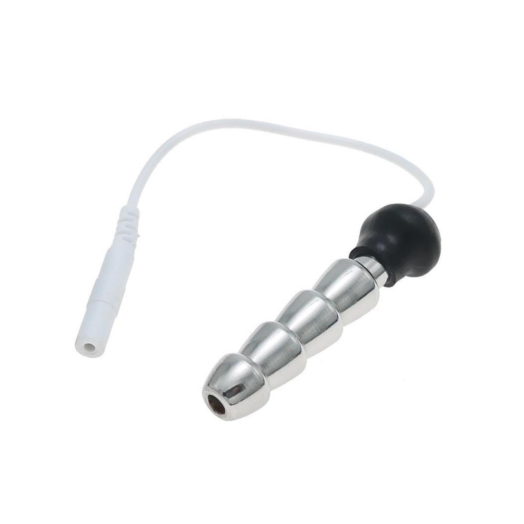 Chaqiu Transparent Metal Urethral Plug - Short Electric Shock Tool for Enhanced Pleasure