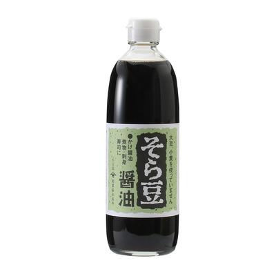 Takahashi Shoten Broad Bean Soy Sauce 500ml X 4 Bottles Gluten-free, Additive-free, Wheat-free, Soybean-free