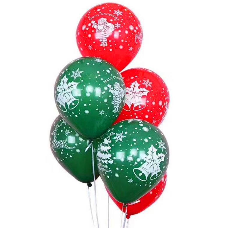 12-tums Förtjockade Snöflinga Julballonger för Dekorationer & Evenemang