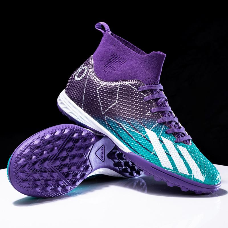 Falcon new high-top football shoes long nails football shoes broken nails training shoes football men's models