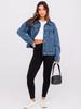 Women's Retro Long Sleeve Denim Jacket - European & American Fashion