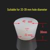 Silicone Rubber Seal Plug for Test Tubes & Drains with Hole