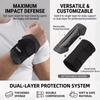 Muñequera Deportiva Profesional, Soporte de Muñeca Ajustable, Protector de Muñeca Transpirable de Doble Capa para Hombres Mujeres, Rugby, Fútbol, Gimnasio