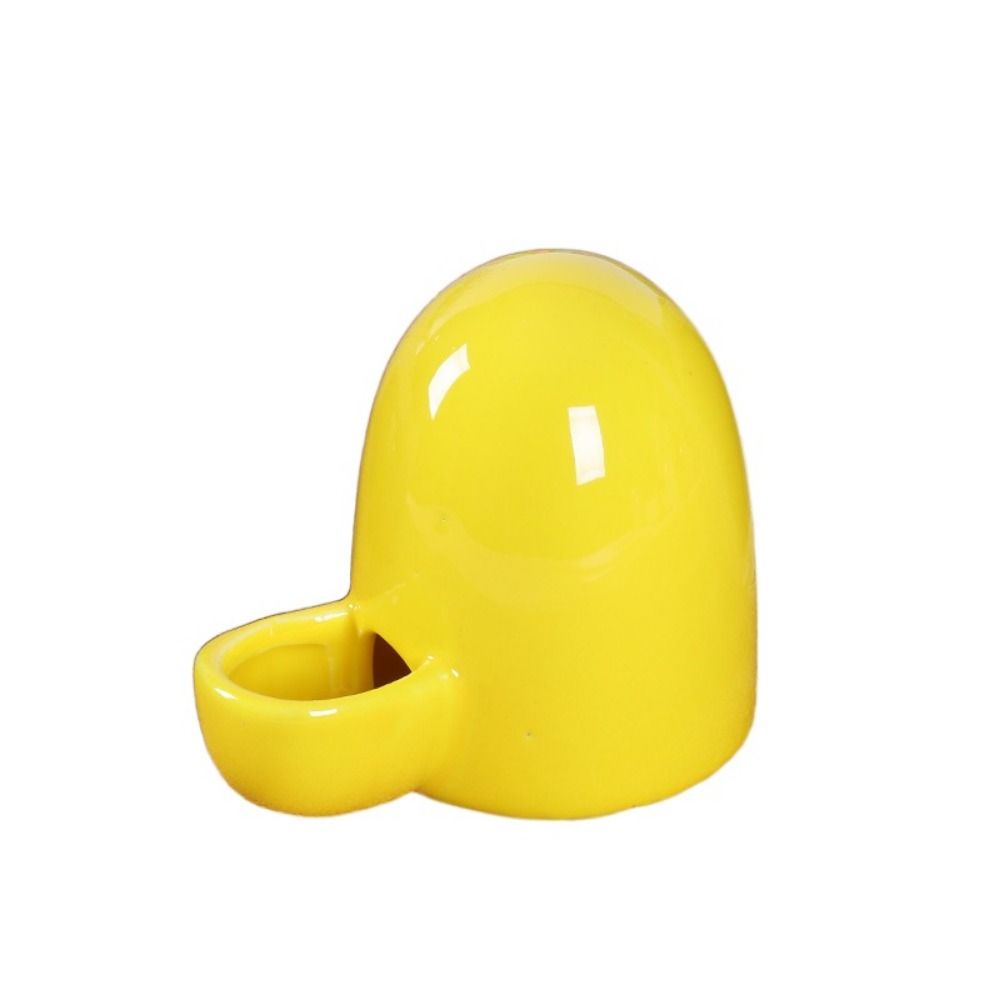 Guinea Pig Water Bowl Rutted Hamster Ceramics Water Feeder Ceramic Automatic Hamster Snack Bowl Anti Overturning Tiny Rat