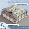 Class A Xinjiang Cotton Summer Quilt - Pure Cotton Filling, Washable, Ideal for Dorms & Single Beds