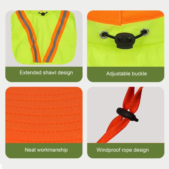 Breathable Mesh Collar Lightweight Ring Polyester 54 Cm 1 Pc
