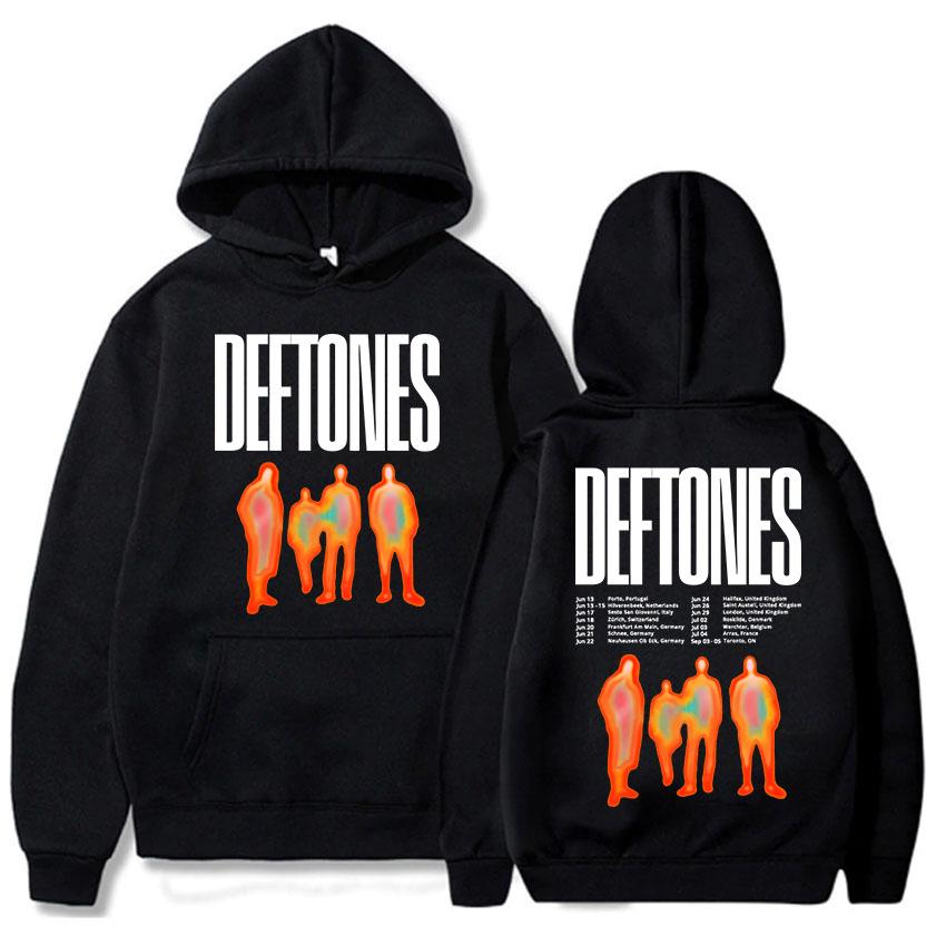 Deftones Tour Printing Hoodies Ropa Hombre Sudaderas Hooded Long Sleeve Men Women Sweatshirts Fashion Unisex Hoodie