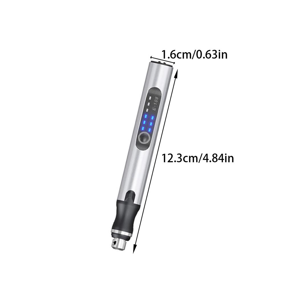 USB Rechargeable Cordless Engraver With 3Mode Interchangeable Bit For Precise Carving Polishing On Various Materials