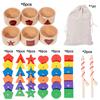 Magnetic Sorting Shape Color Matching Montessori Toy Sensory Game Geometric Cognition Wooden Board Game Children Education Toys