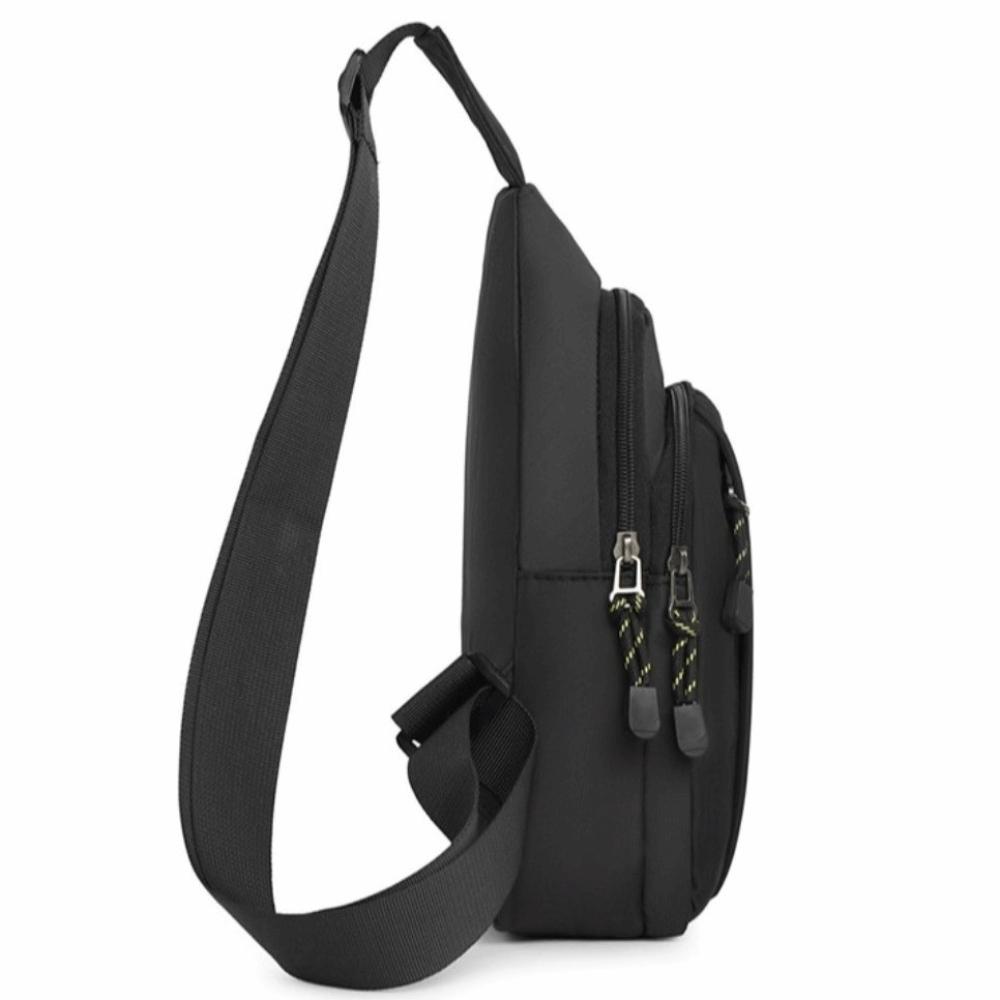 Large Capacity Men Crossbody Bag Waterproof Chest Pack Running Phone Bag  Outdoor Sports