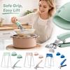 Heat Non Bowl and Plate Clip Kitchen Tongs for Lifting Hot Dishes