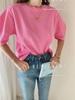 Korean Dongdaemun INS Style Casual Bubble Sleeve T-Shirt for Women