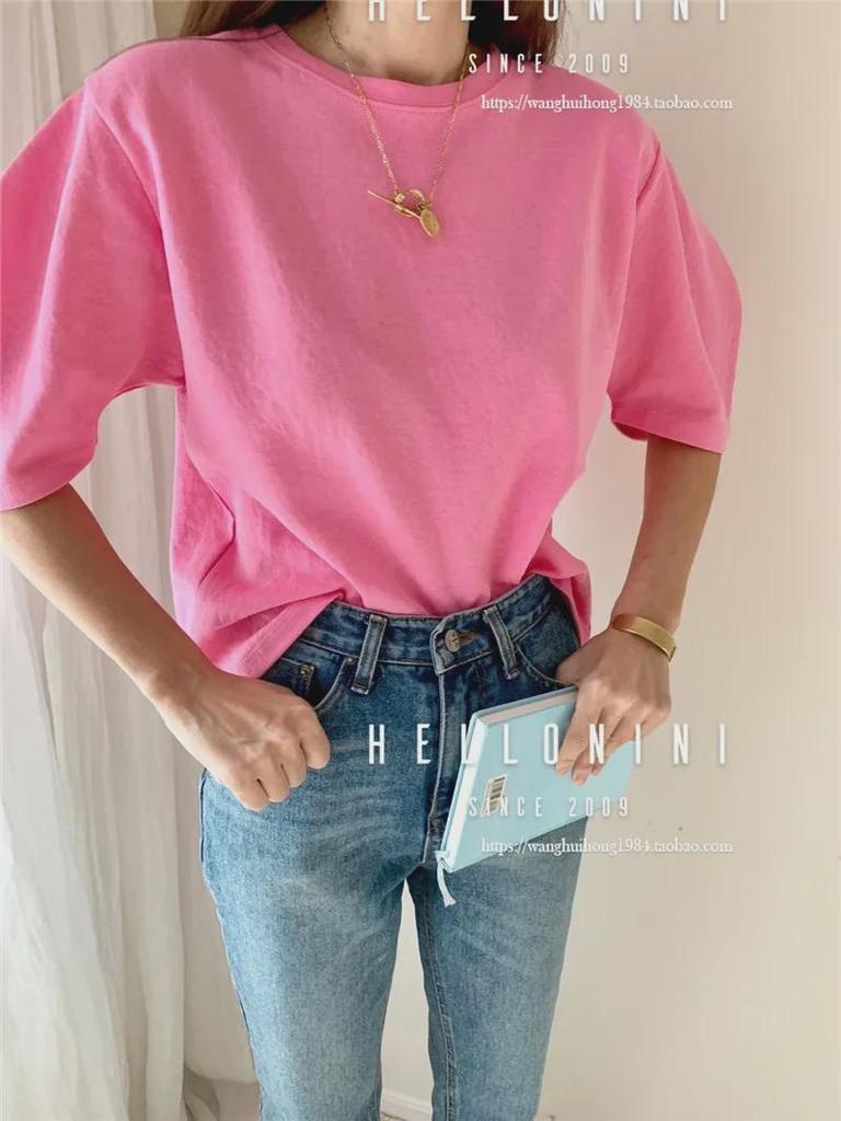 Korean Dongdaemun INS Style Casual Bubble Sleeve T-Shirt for Women