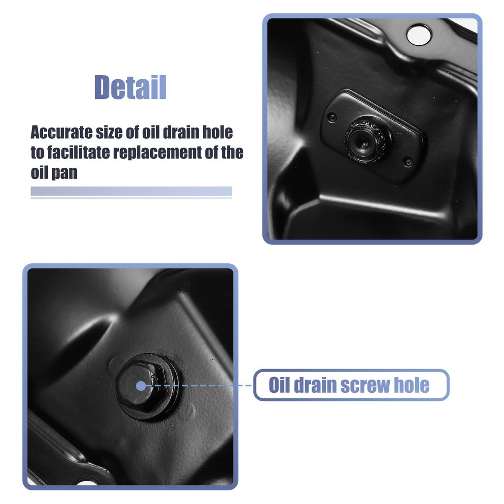 X Autohaux Car Engine Oil Pan No.1210221010 for Scion xA 2004-2006 for Scion xB 2004-2006 for Toyota Prius 2001-2009