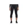 Adidas Solid Color Side Zipper Cropped Sports Pants Women Bottoms Black DM4459