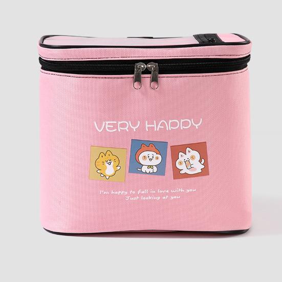 Bike Head Bag Waterproof Design Large Capacity Front Hanger Bag Easy Installation Cartoon Pattern Cycling Pouch