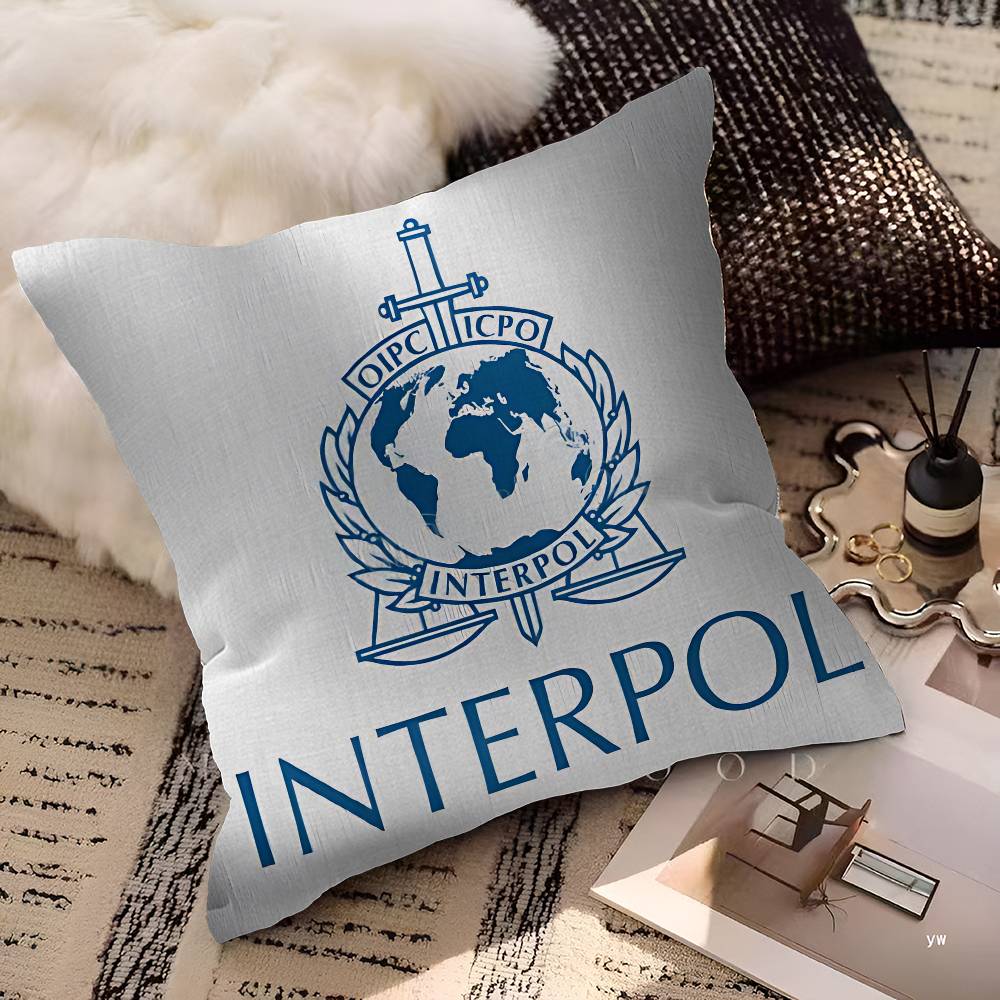 IInterpols LOGO Pillowcase Toon Gift Cushion Cover Bedroom Home Sofa Chair Seat Decor Pillow Case