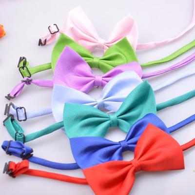 50/100 Pcs/lot Mix Colors Pet Dog Cat Necklace Adjustable Strap for Cat Collar Dogs Accessories Pet Dog Bow Tie Puppy Bow Ties Dog Pet Supplies