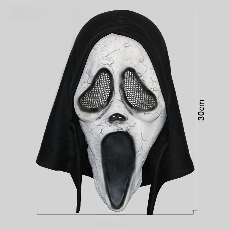 Mask Scream White Skull Ghost Face Masquerade Halloween Party Mock Gift Prop