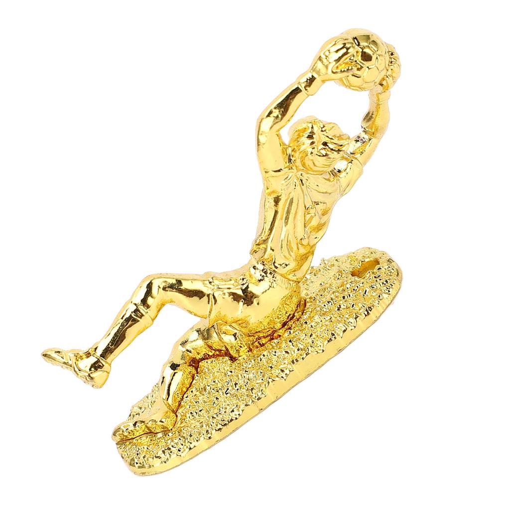 Metal Football Best Goalkeeper Trophy Cup Soccer Trophy Ornaments & Football Fan Souvenirs