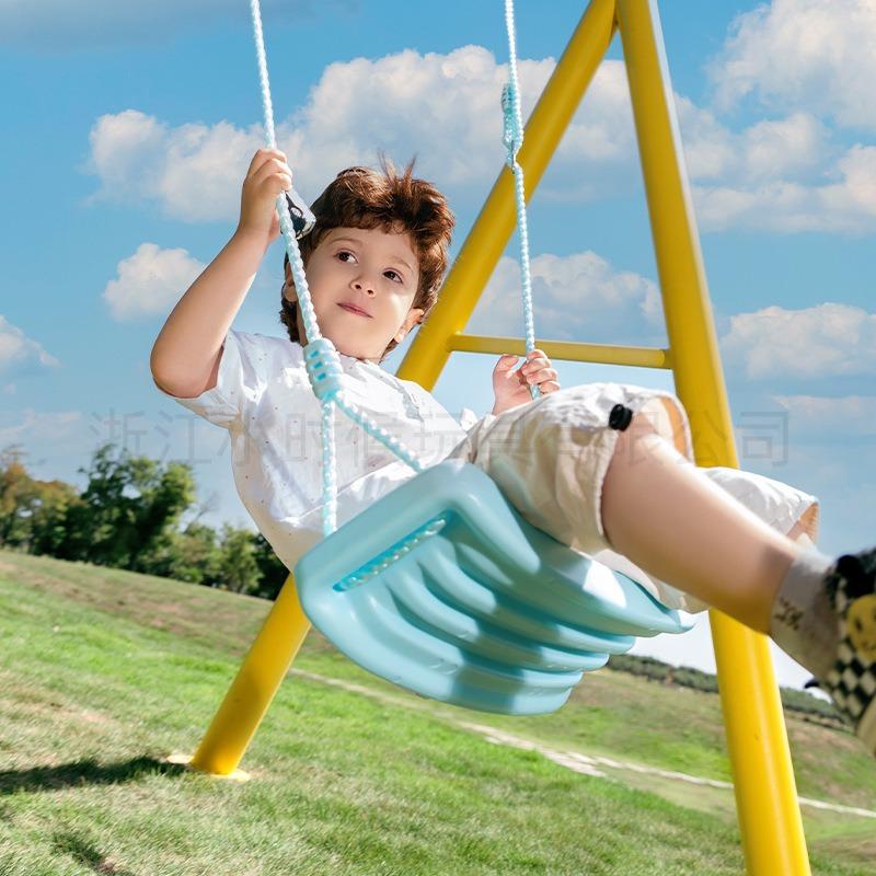 1pcs Plastic Kids Swing with - Indoor/Outdoor Playground Equipment Durable Backyard Swing  Entertainment equipment