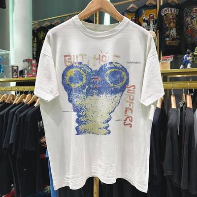 1993 Butthole Surfers Independent Worm Saloon Tour Aged T-Shirt White M