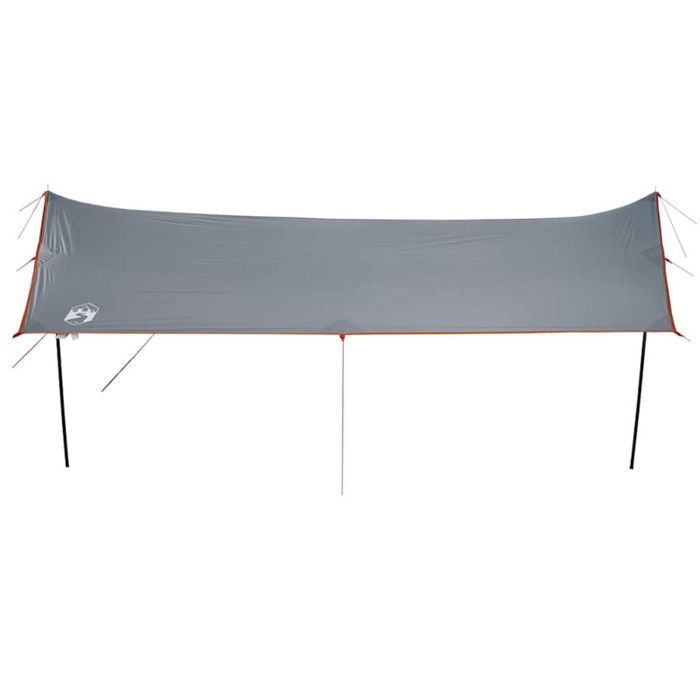 VidaXL Bâche de Camping, Toile de Tente, Bâche de Protection, Bâche de Tente, Toile d'Abri Randonnée, Orange 460x305x210 cm 94687