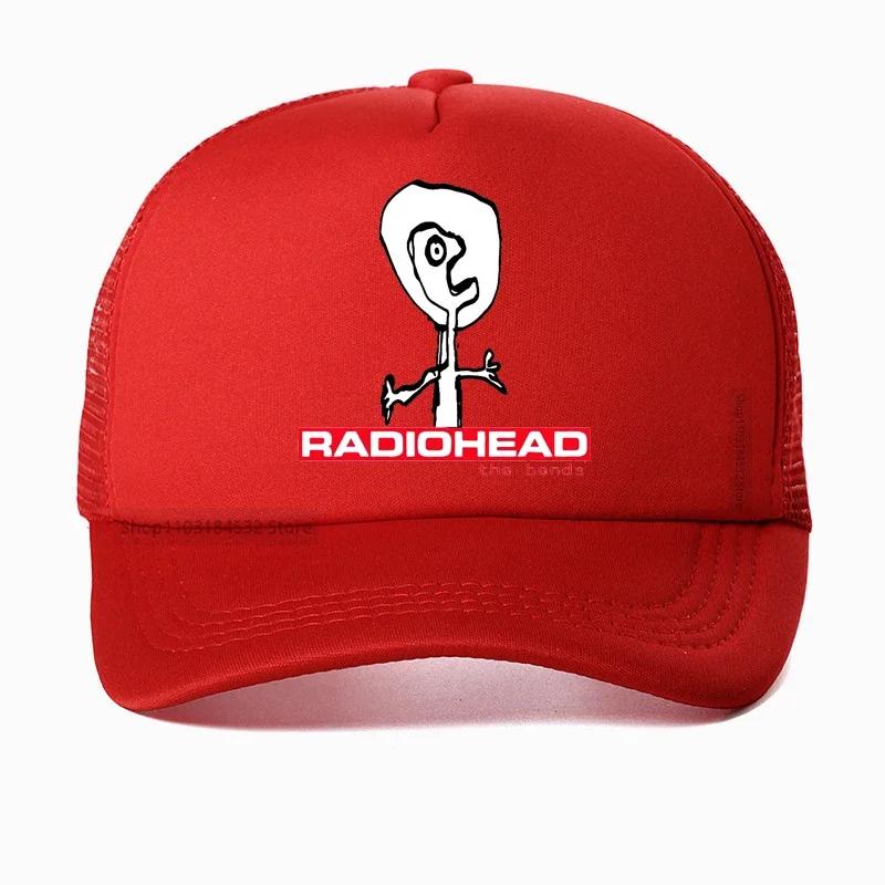 

Radiohead hat Unisex Vintage Classic Baseball cap North America Tour Rock Boy Hip Hop Unisex Mesh Trucker Caps Casquette Gorras Adjustable