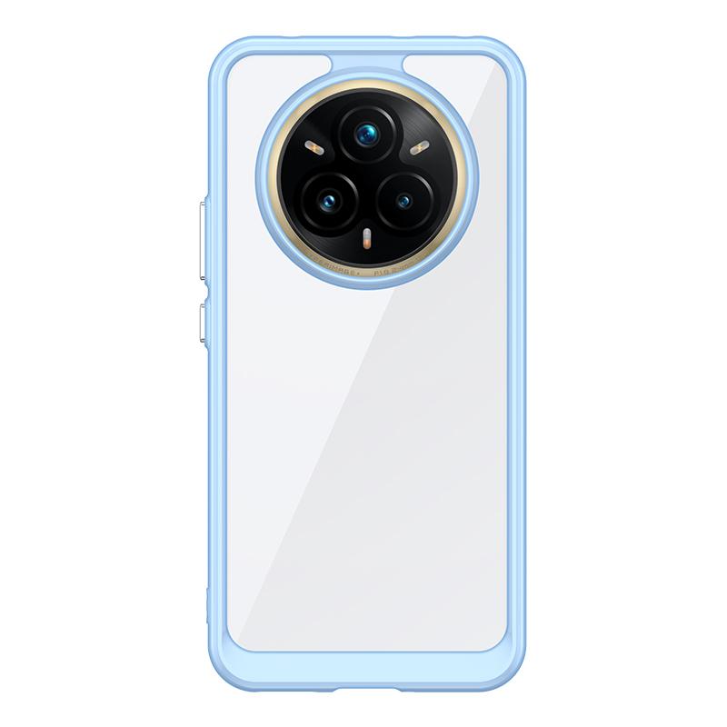 Für Realme 14 Pro Plus Klare Hülle Realme 14 Pro+ Abdeckung Coque Funda Hart Durchscheinend Weiche TPU Kante Rückseite Stoßfänger Realme 14 Pro Plus
