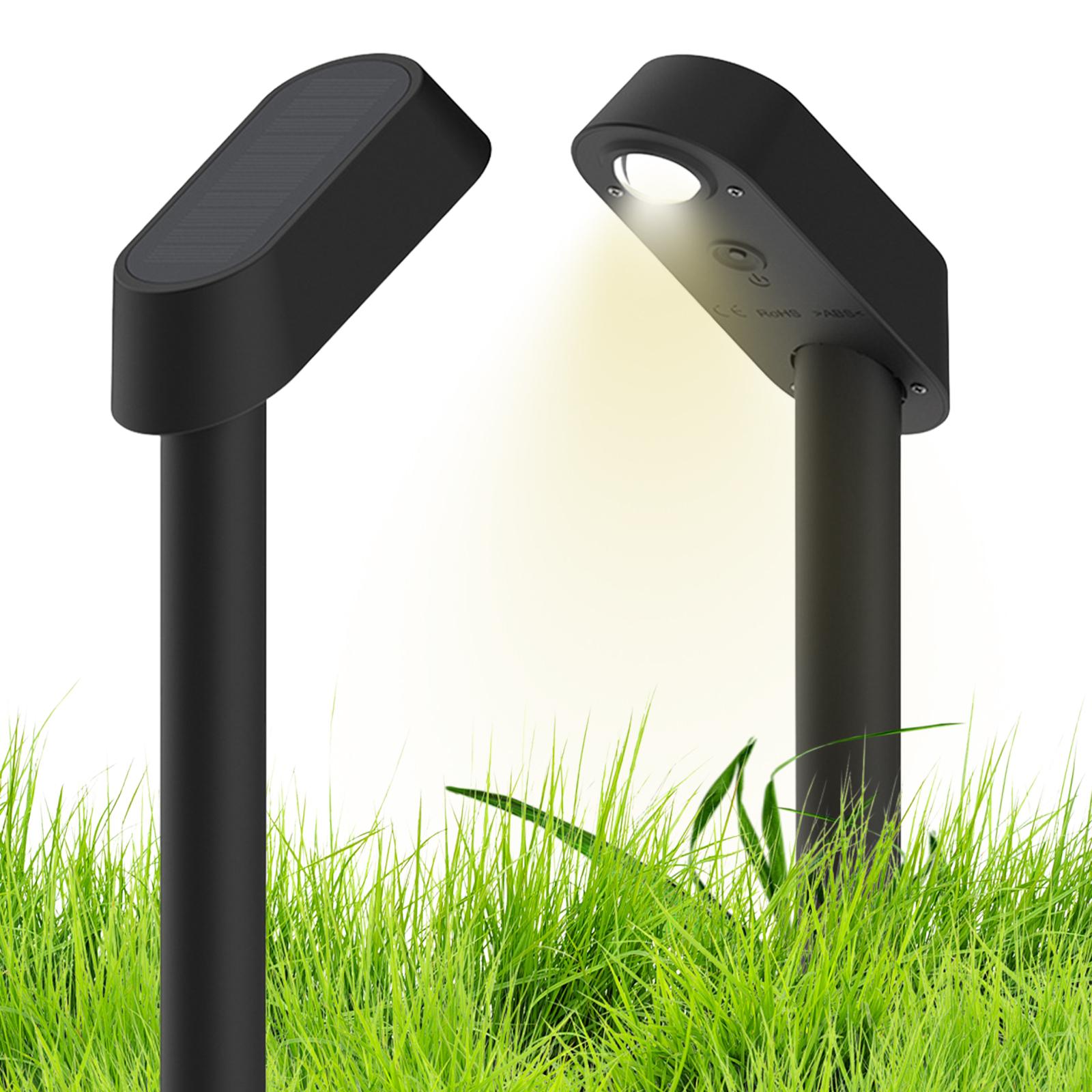 2 Pack Solar Pathway Lights Outdoor Waterproof Modern Path Lights Solar Garden Lights for Garden Yard Lawn Walkway Driveway China Mainland