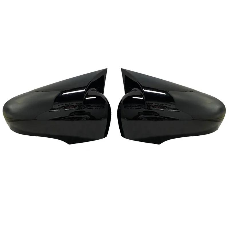 

For Renault Clio 4 2012 2013 2014 2015 2016 2017 2018 2019 2Pcs Side Rear View Mirror Cap Cover Carbon Fiber Gloss Black
